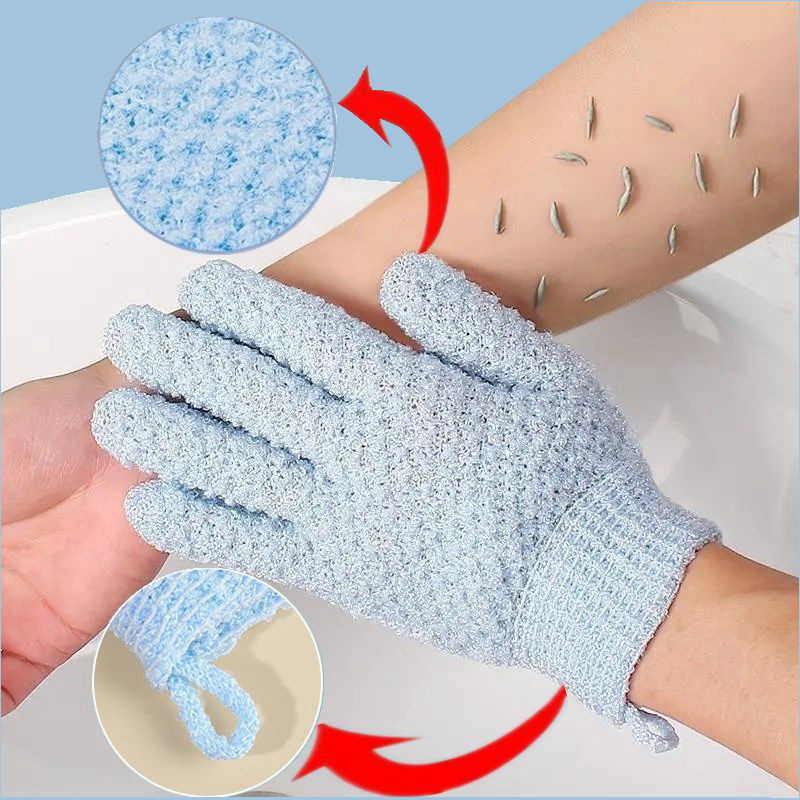 Men'S Accessories Types - Ensemble de gants de bain exfoliants,
