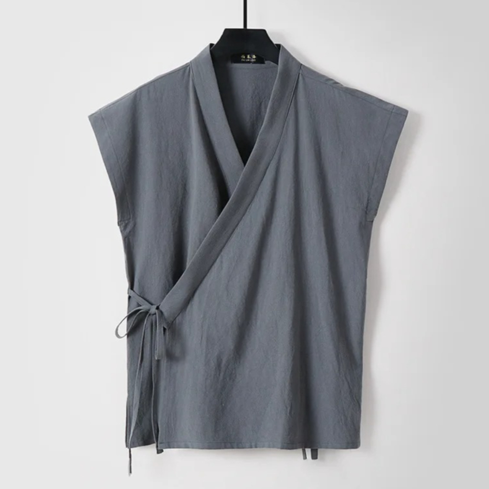 Men'S Kimono Accessories - Débardeurs en coton et lin pour