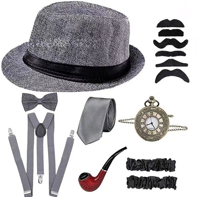 Costume de gangster Gatsby pou - Men'S Accessories In The 1920S avis et prix