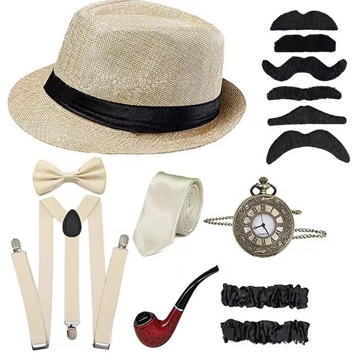 Costume de gangster Gatsby pou - Men'S Accessories In The 1920S avis et prix