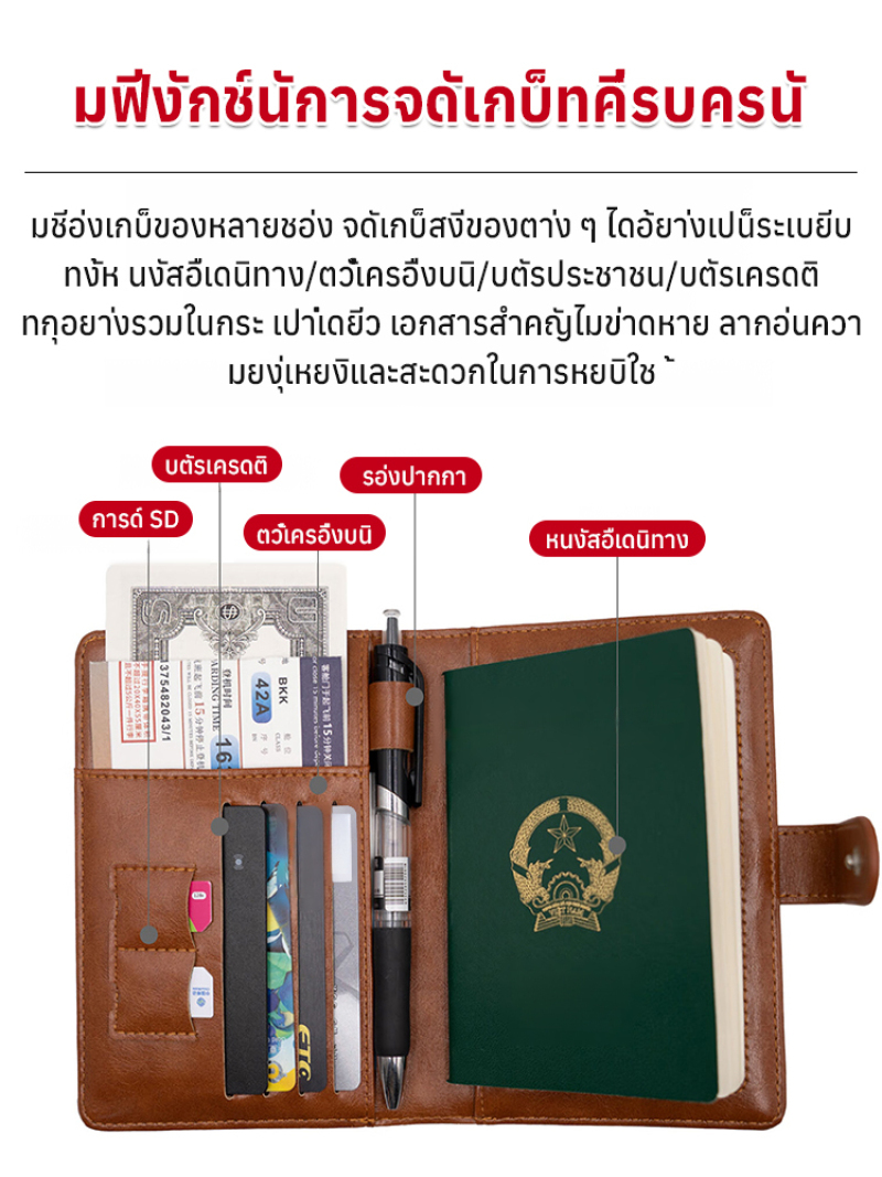 Portefeuille de voyage multifo - Travel Organizer Men avis et prix