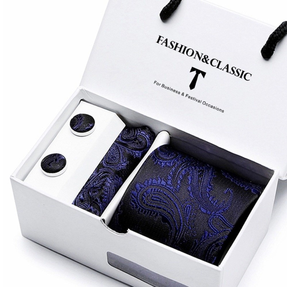 Coffret Cadeau Cravate Jacquar - Neck Tie Set Box avis et prix