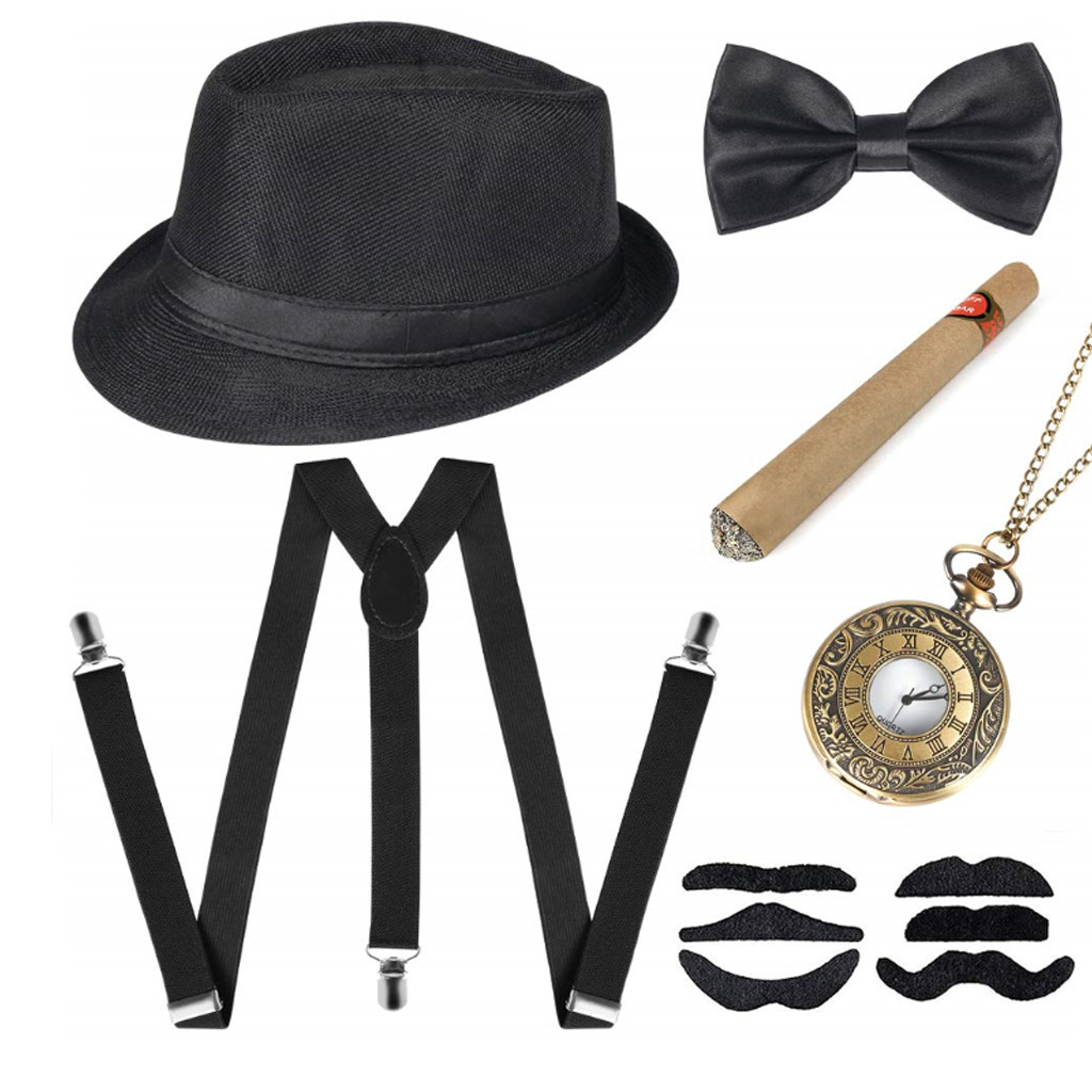 Costume de gangster rétro pour - Men'S Accessories In The 1920S avis et prix