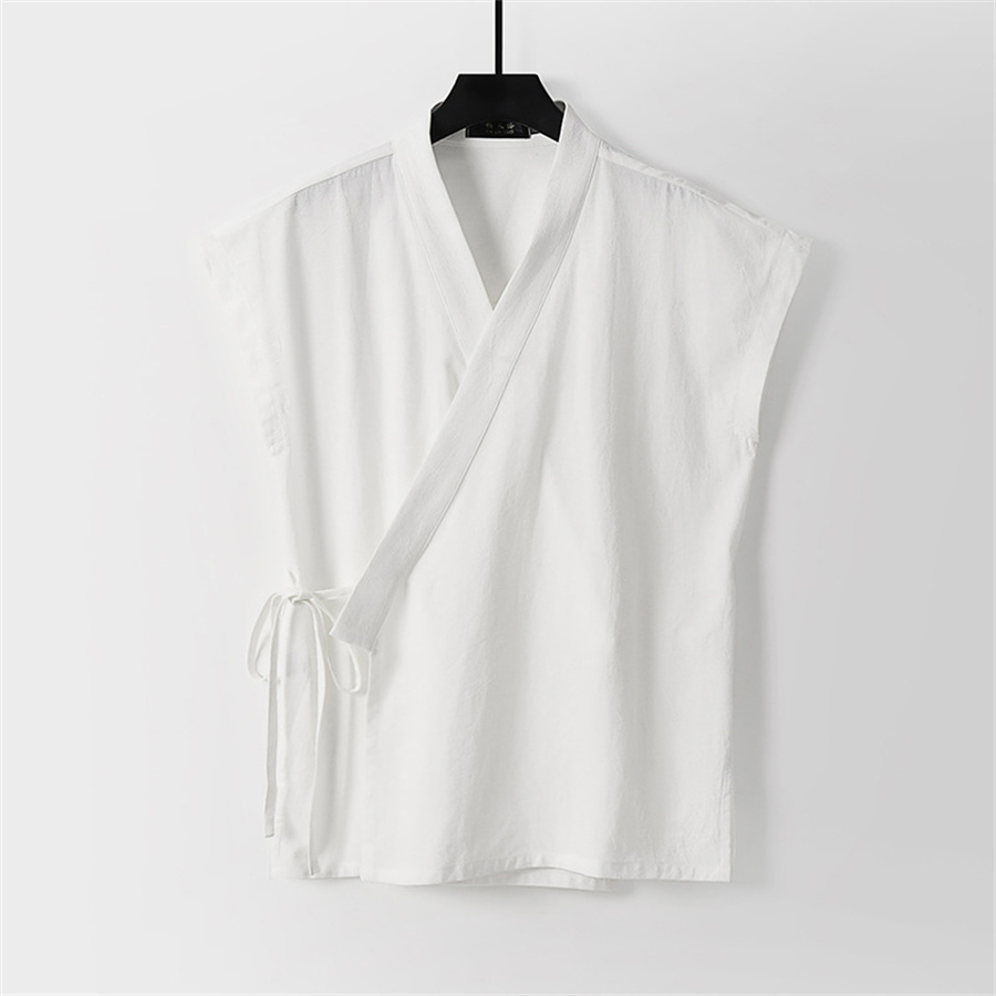 Débardeurs en coton et lin pou - Men'S Kimono Accessories avis et prix