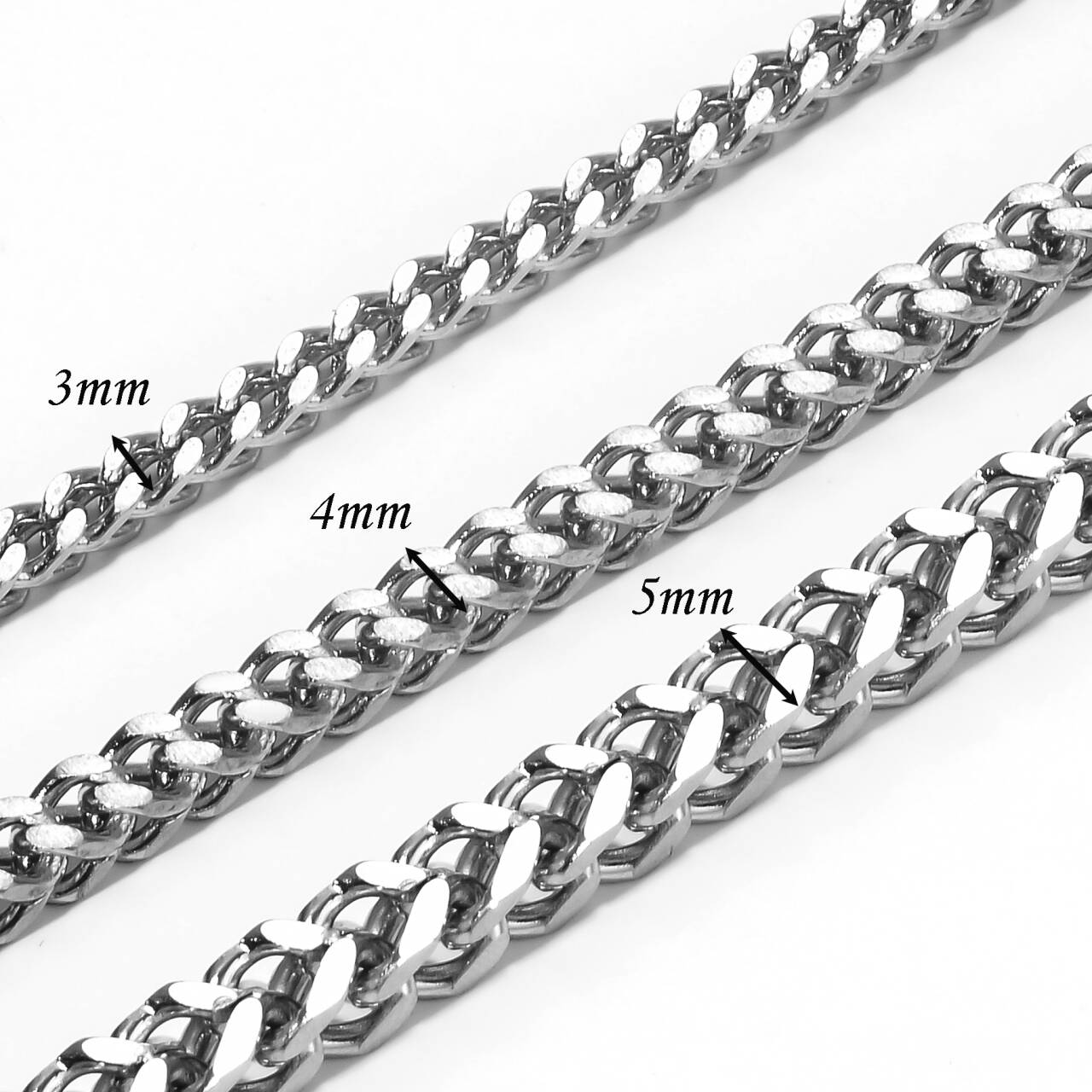 Collier chaîne tressée en acie - Men Accessories Neck Chain avis et prix