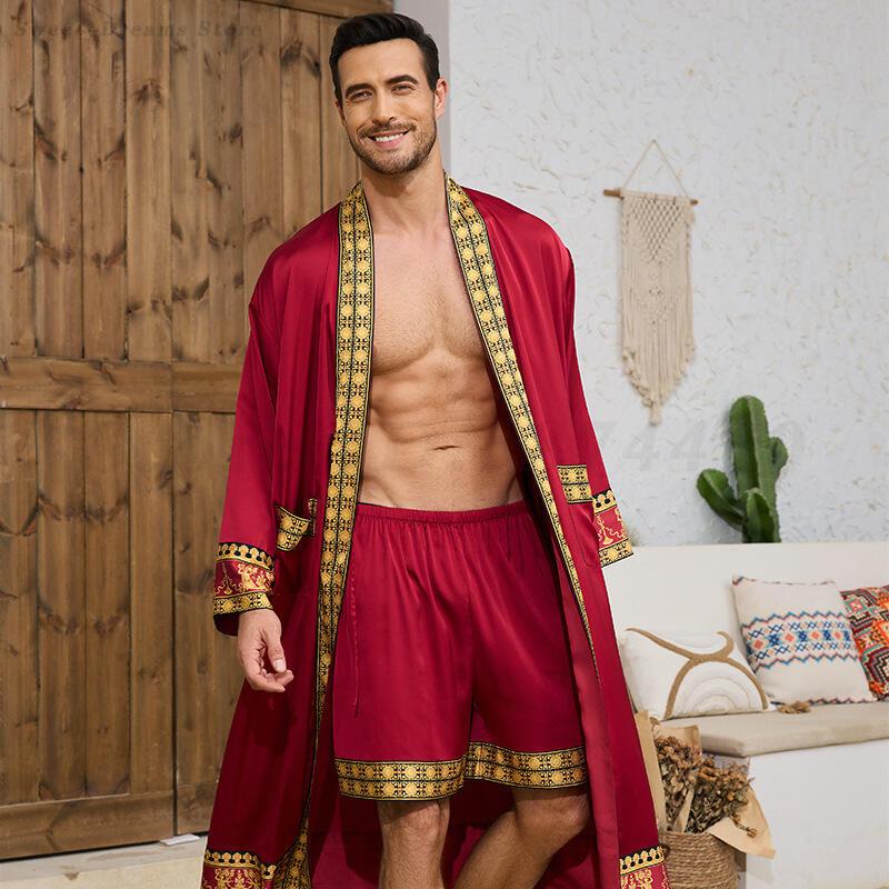 Ensemble pyjama longue en Sati - Men'S Kimono Accessories avis et prix