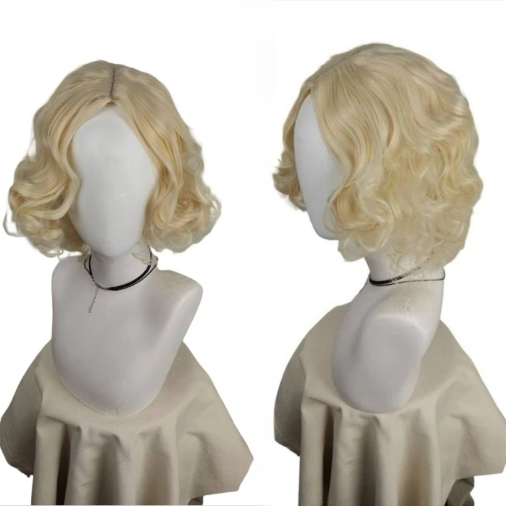 Perruque courte bouclée blond  - Men'S Accessories In The 1920S avis et prix