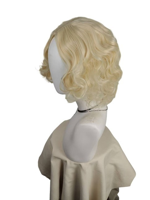 Perruque courte bouclée blond  - Men'S Accessories In The 1920S avis et prix