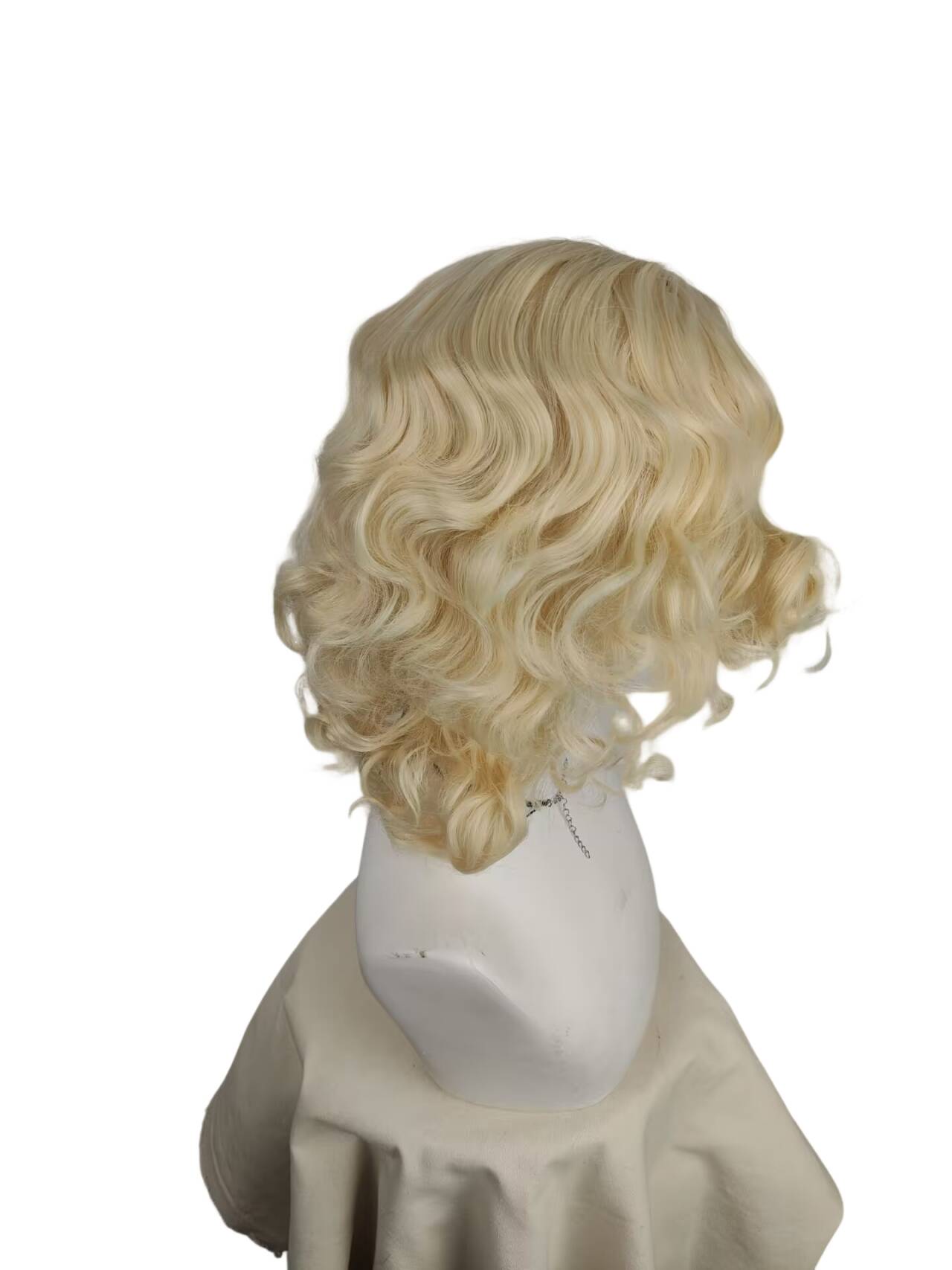 Perruque courte bouclée blond  - Men'S Accessories In The 1920S avis et prix